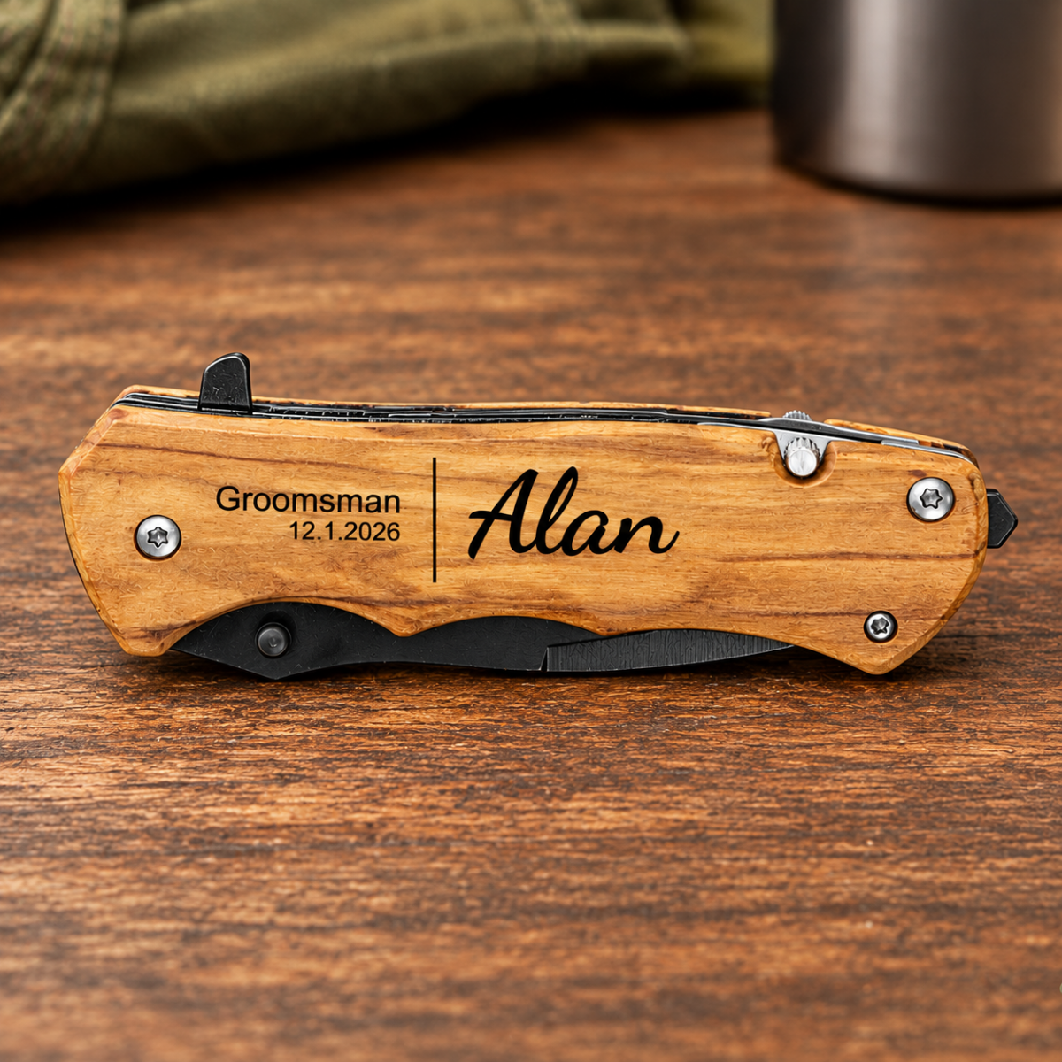 Personalized Groomsmen Gift -  Pocket Knife
