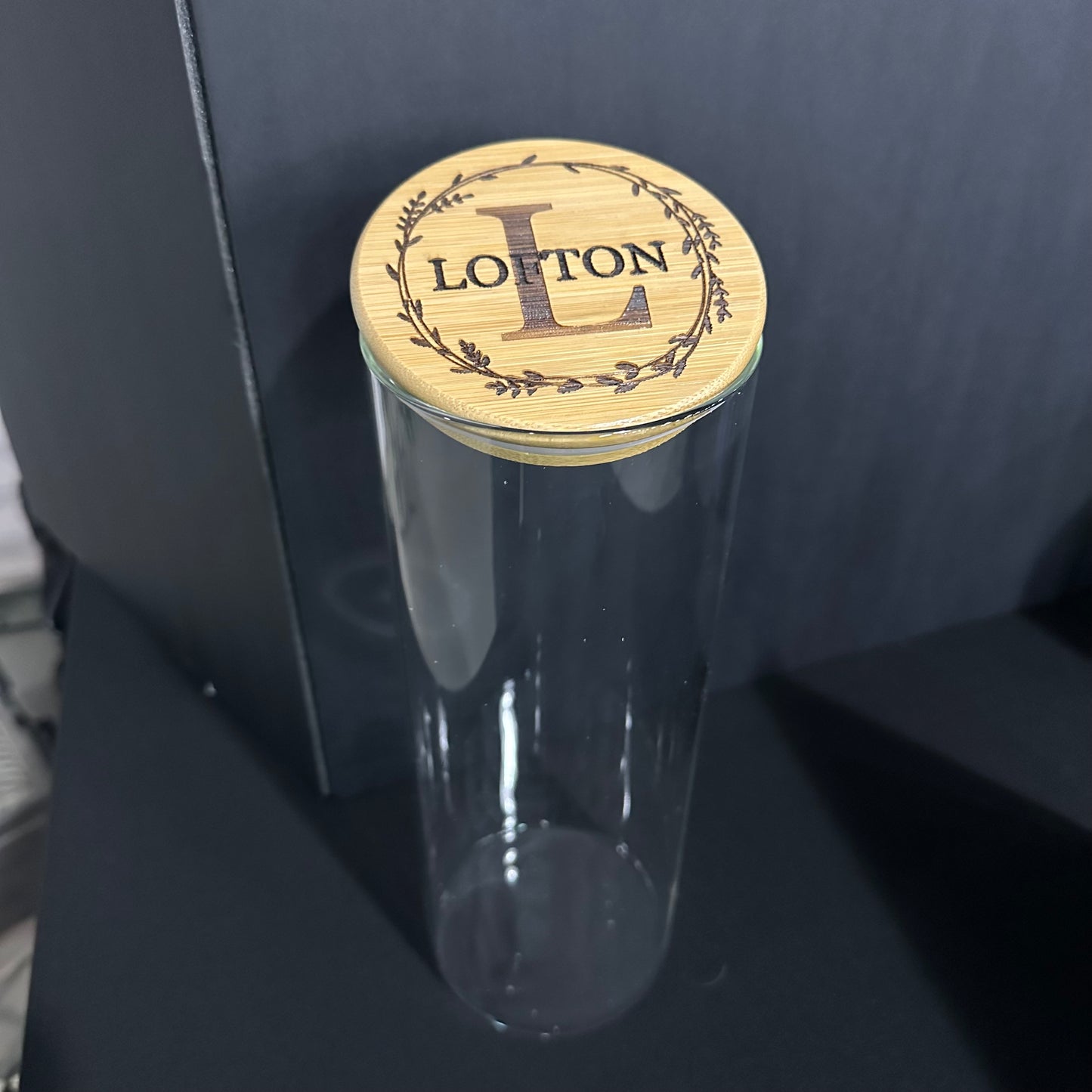 Glass Container with Lid