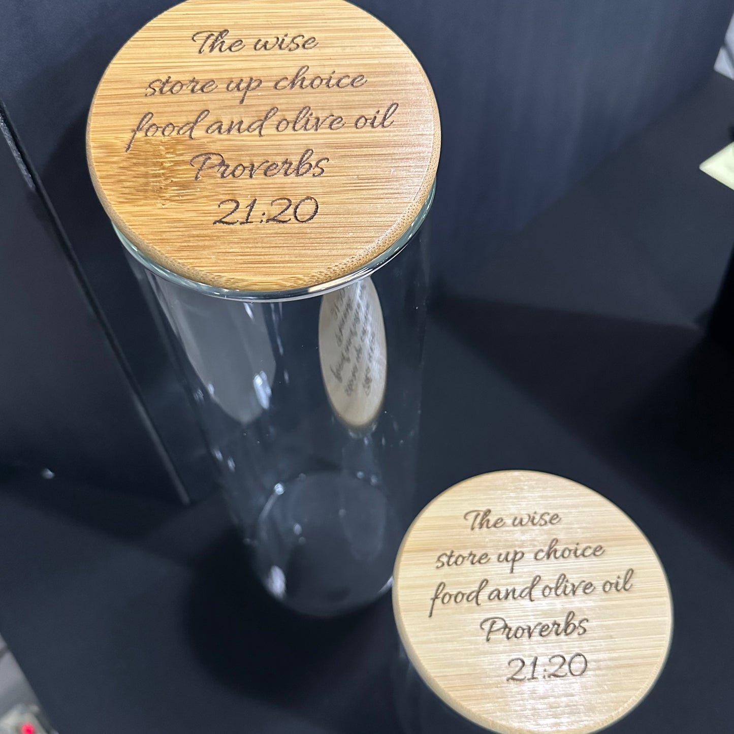 Glass Container with Lid