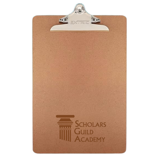 SGA Clipboard with Columns Logo