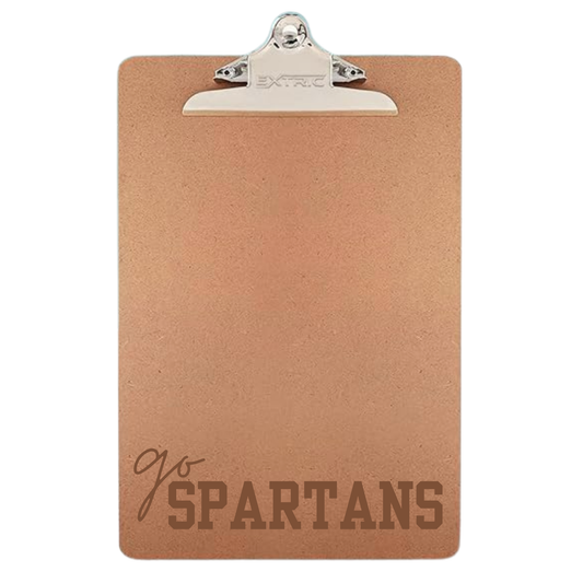 SGA Clipboard with Go Spartans