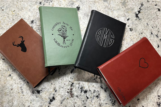 Refillable Leatherette Notebook Journals