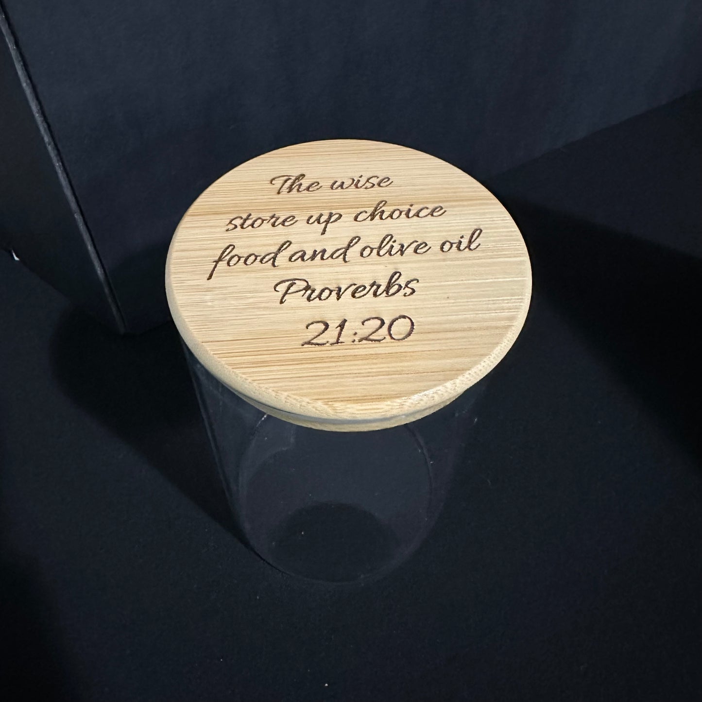 Glass Container with Lid