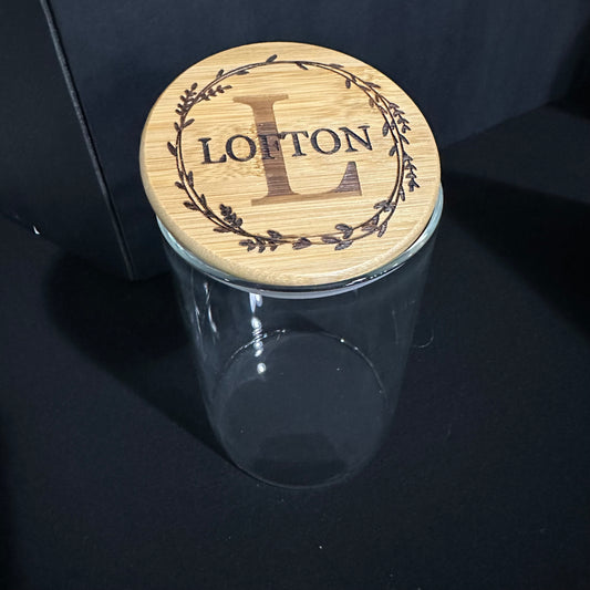 Glass Container with Lid