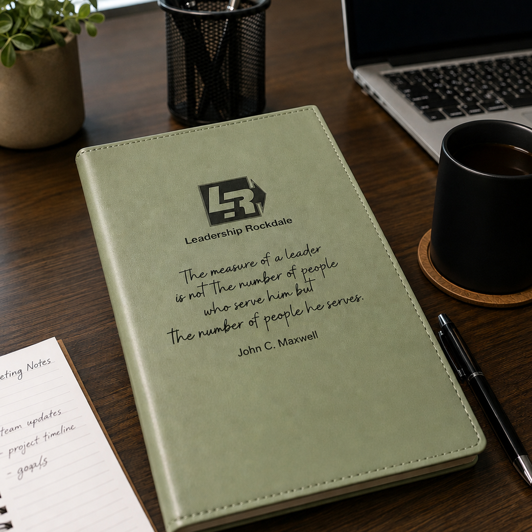 Corporate Laserette Notebook Journal