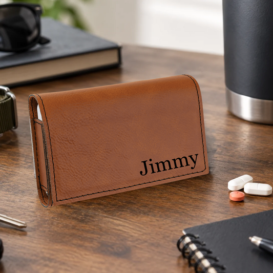 Name Print Font Fashionable Compact Pill Box