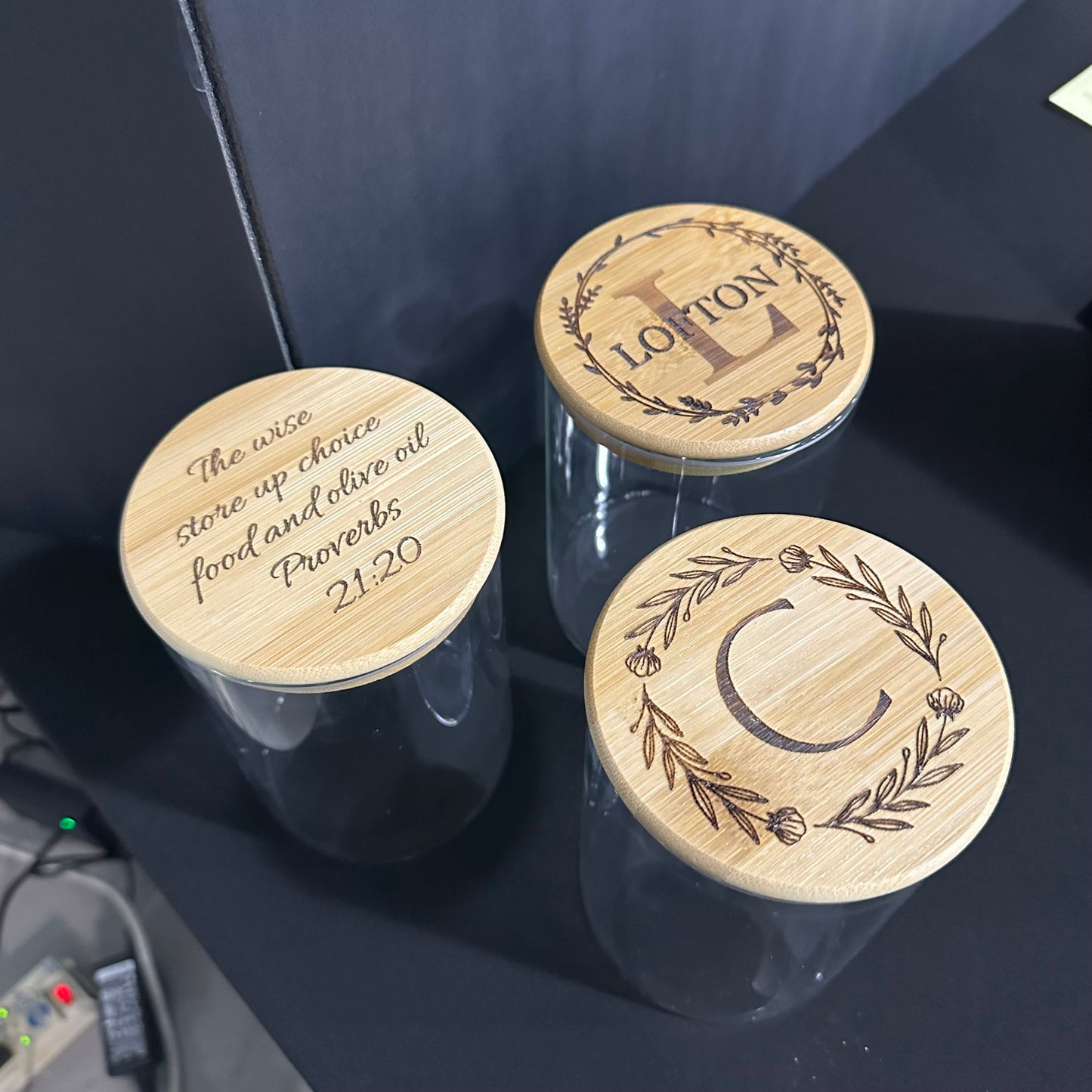 Glass Container with Lid