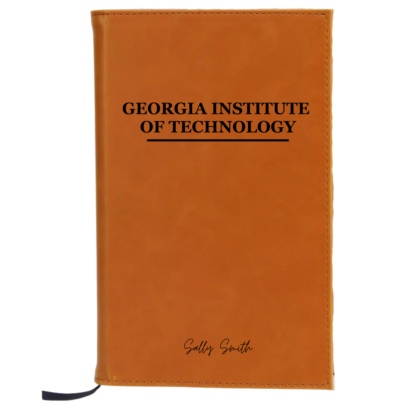 College Leatherette Refillable Journal