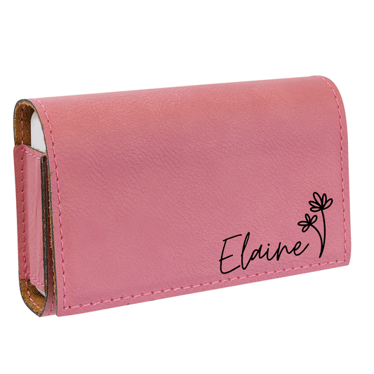 Name with Flower Fashionable Compact Pill Box