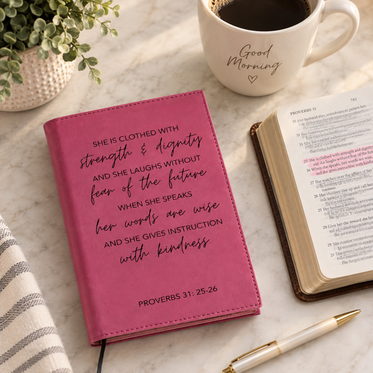 Proverbs 31 Laserette Notebook Journal