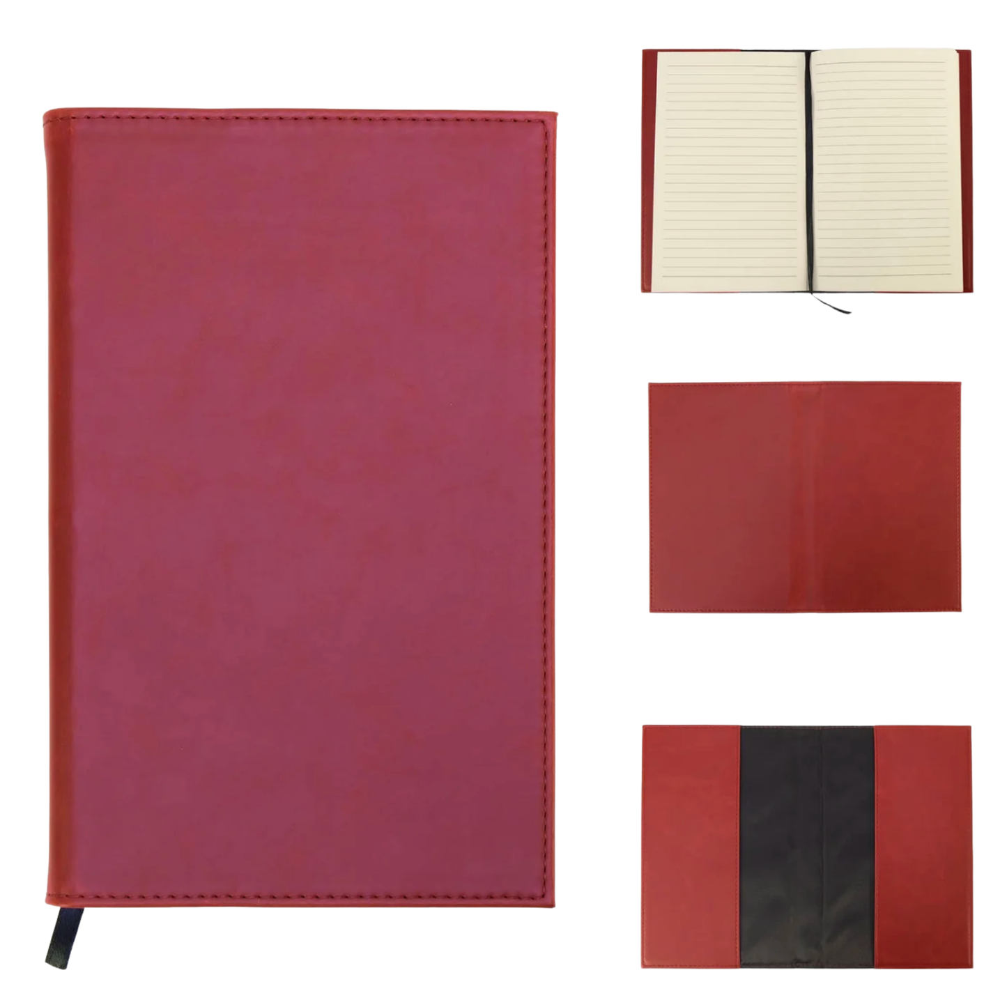 College Leatherette Refillable Journal