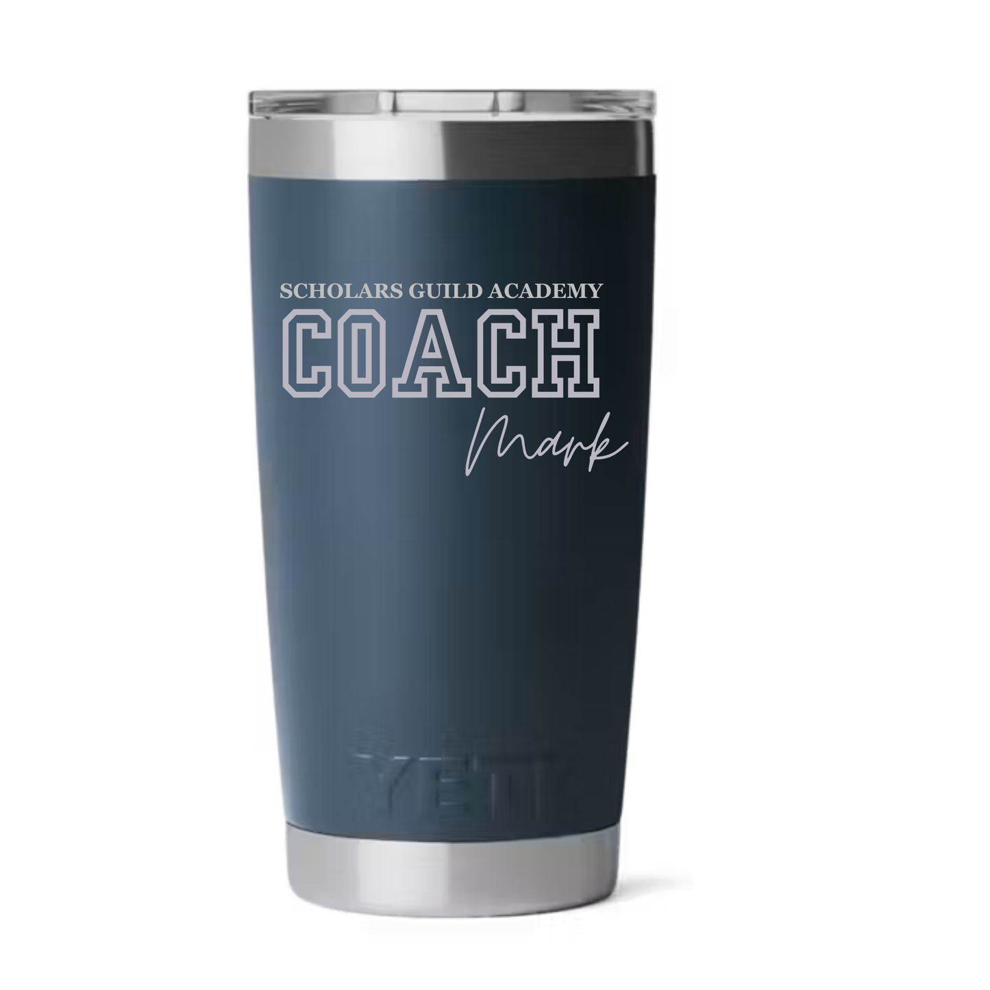 Yeti Tumbler with SGA Coach Personalized