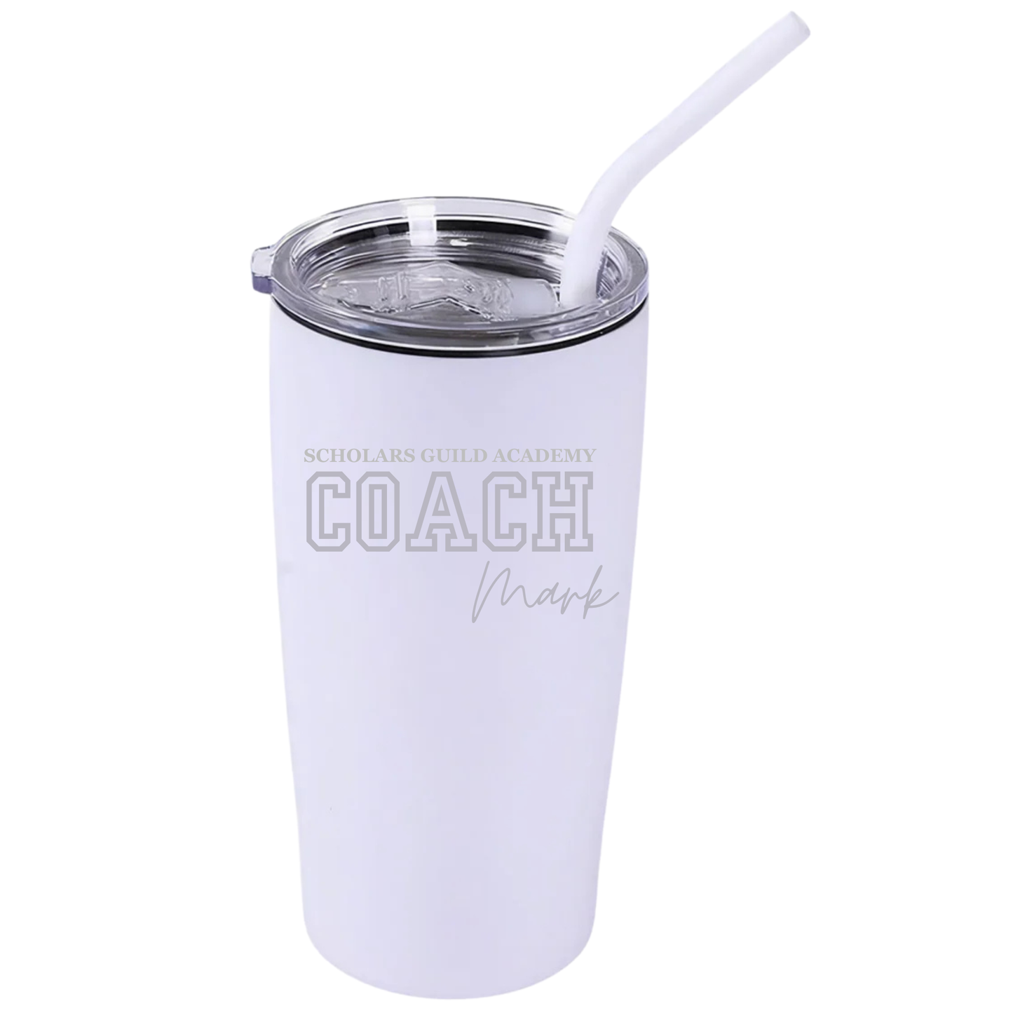 MakerFlo Tumbler with SGA Coach Personalized