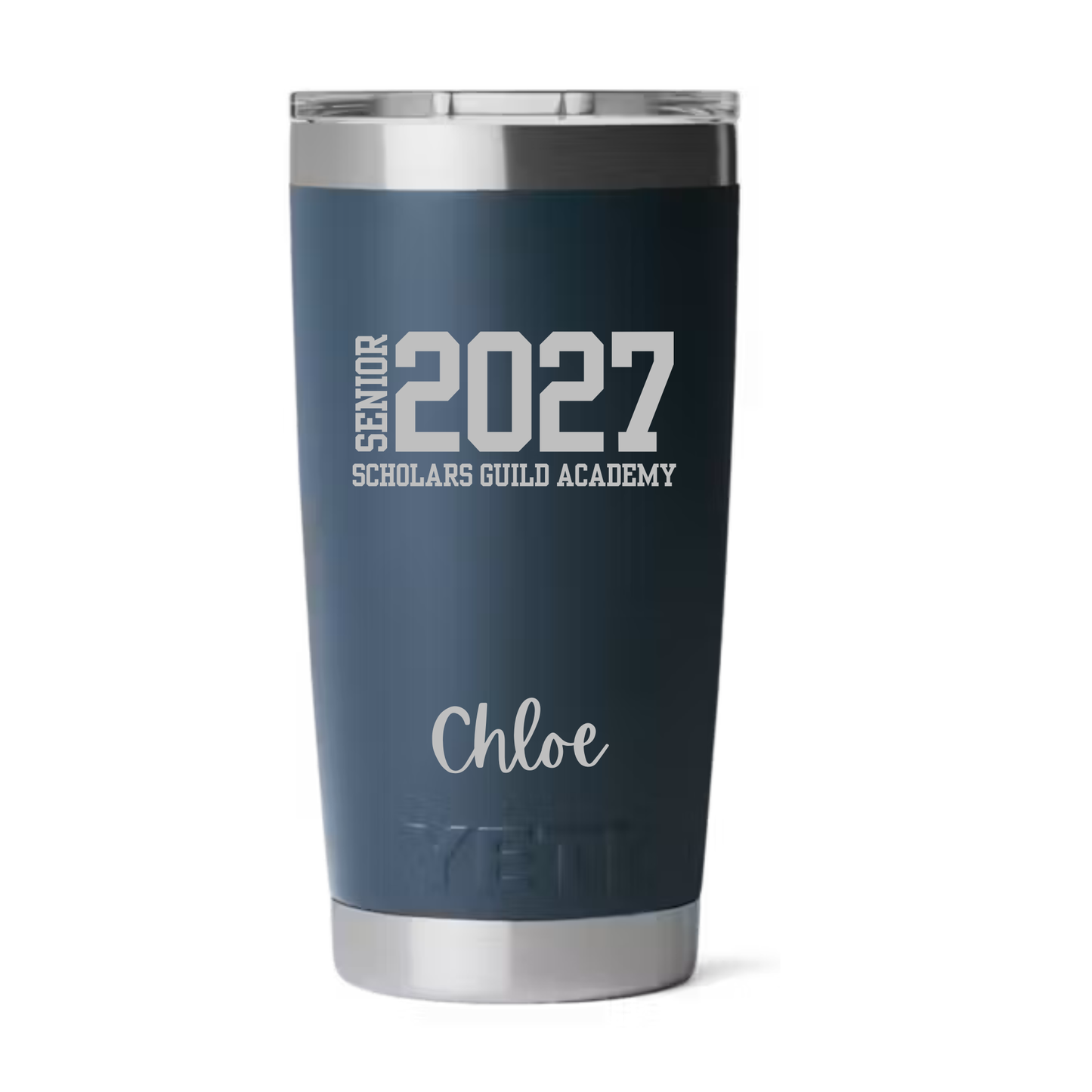 Yeti Tumbler with SGA Senior Personalization (Cursive)