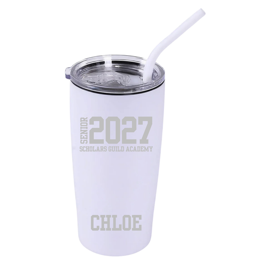 Makerflo Tumbler with SGA Senior Personalization (Block)