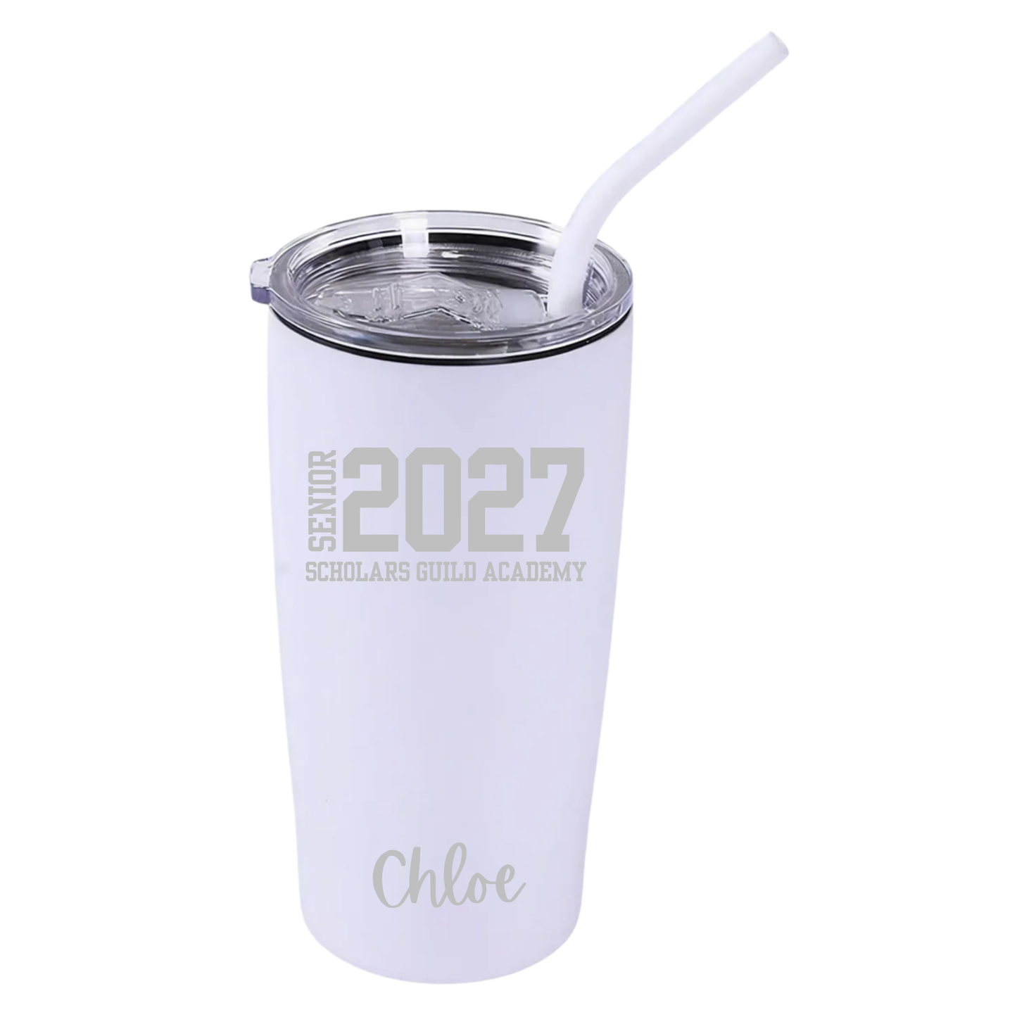 MakerFlo Tumbler with SGA Senior Personalization (Cursive)