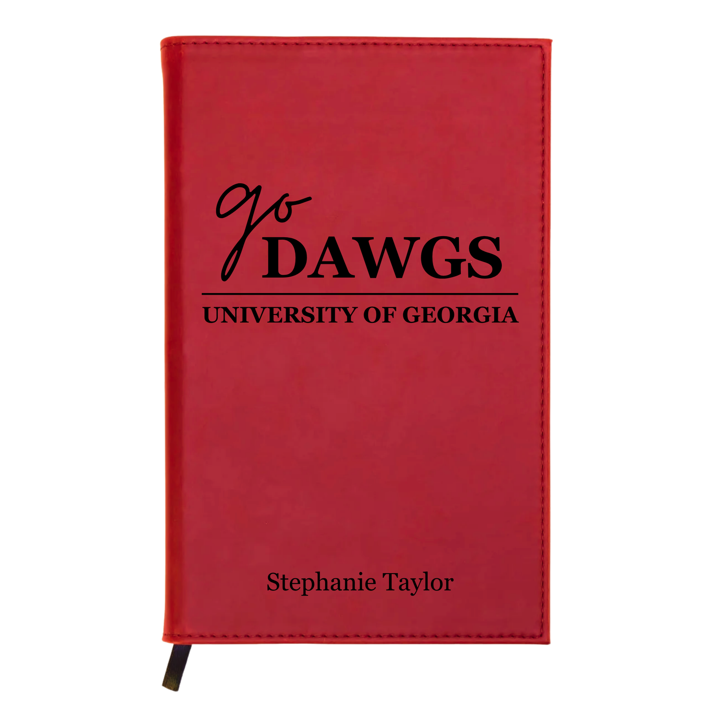College Leatherette Refillable Journal