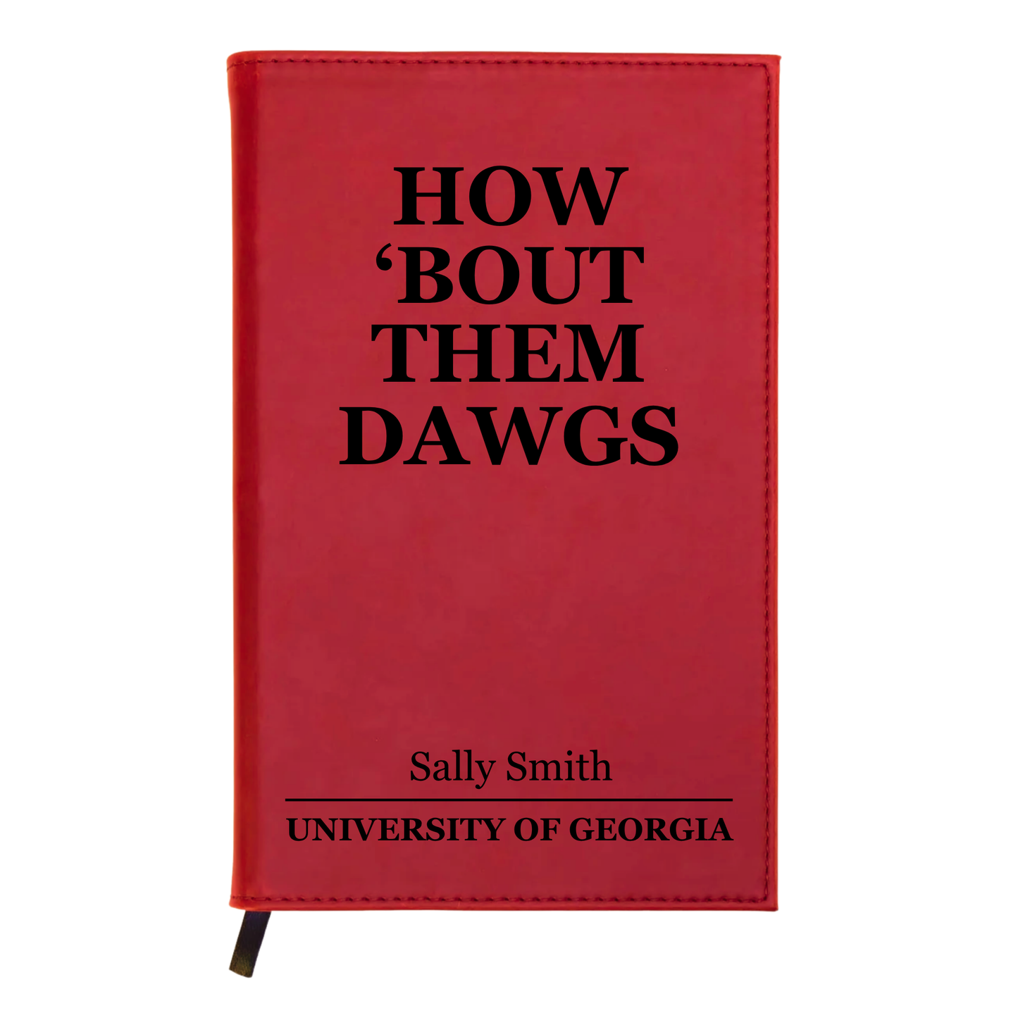 College Leatherette Refillable Journal