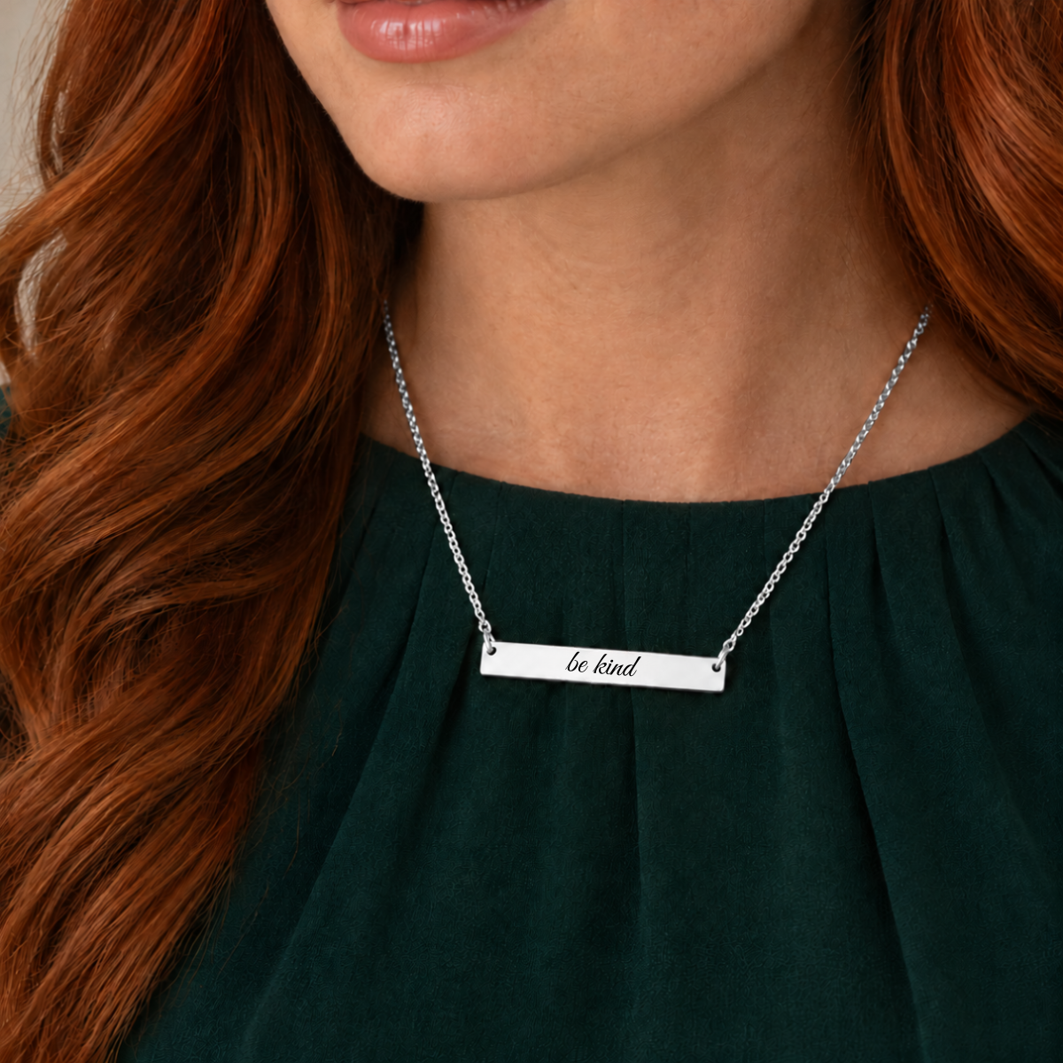 Personalized Bar Necklace