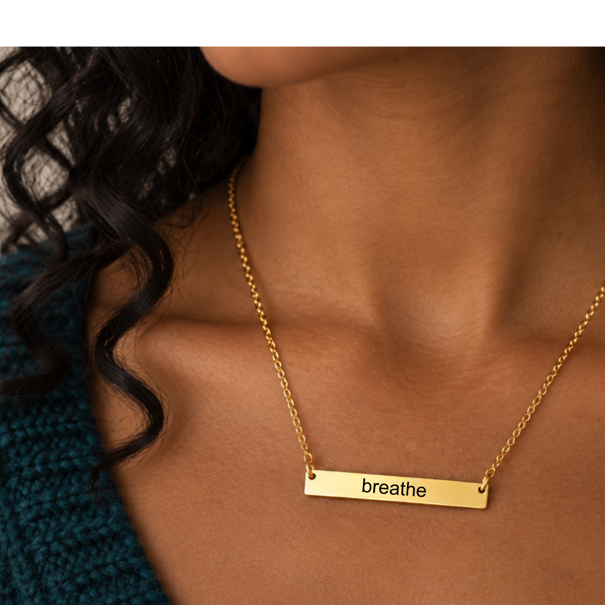 Personalized Bar Necklace
